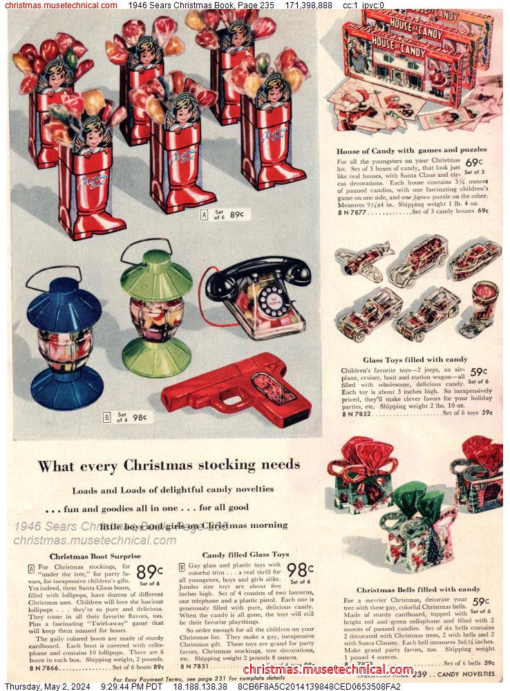 1946 Sears Christmas Book, Page 235
