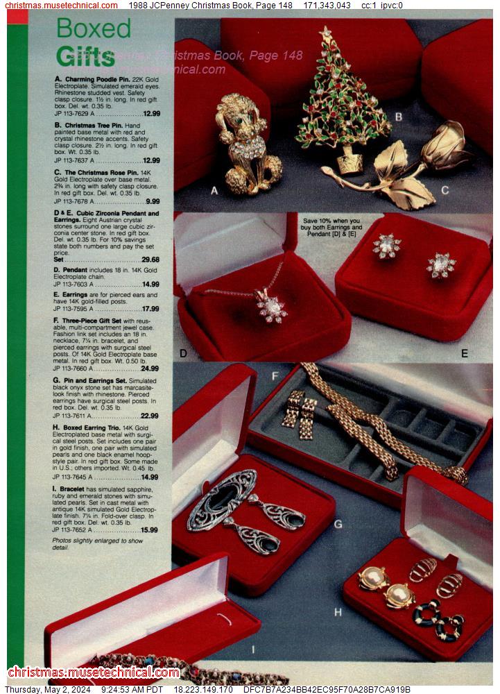 1988 JCPenney Christmas Book, Page 148