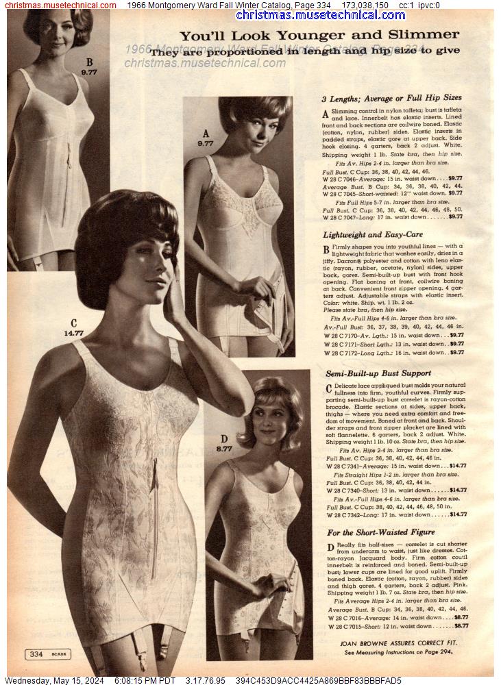 1966 Montgomery Ward Fall Winter Catalog, Page 334