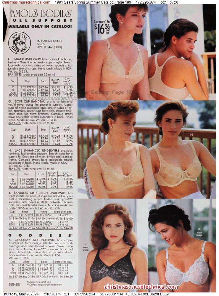 1991 Sears Spring Summer Catalog, Page 189