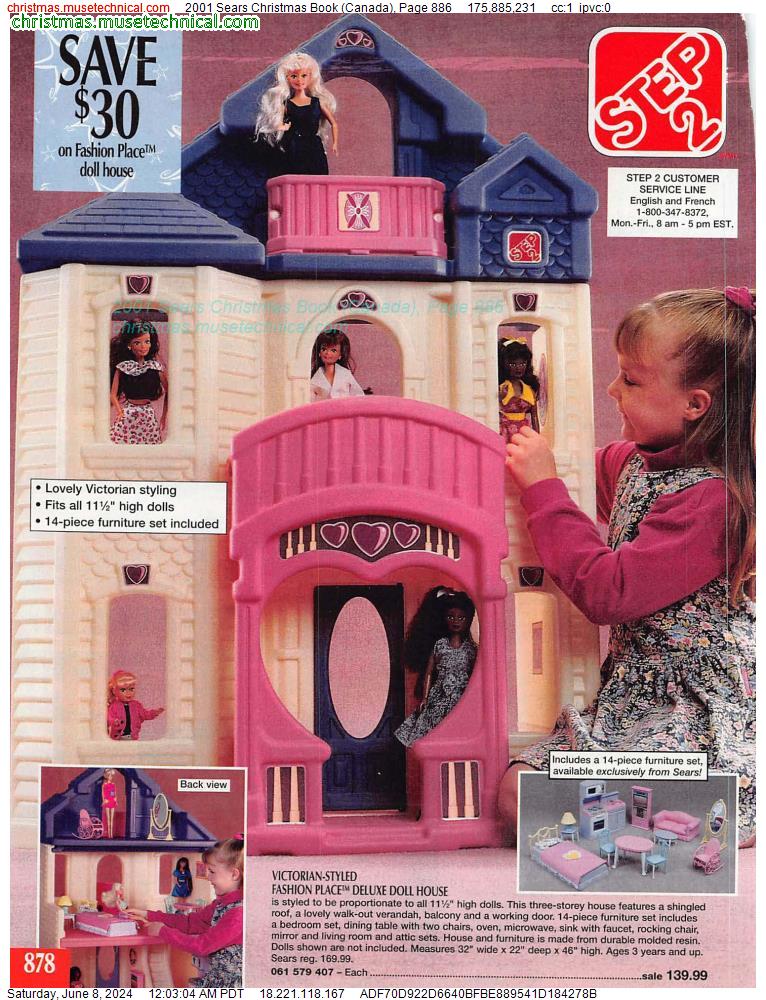 2001 Sears Christmas Book (Canada), Page 886