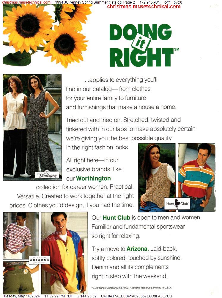 1994 JCPenney Spring Summer Catalog, Page 2