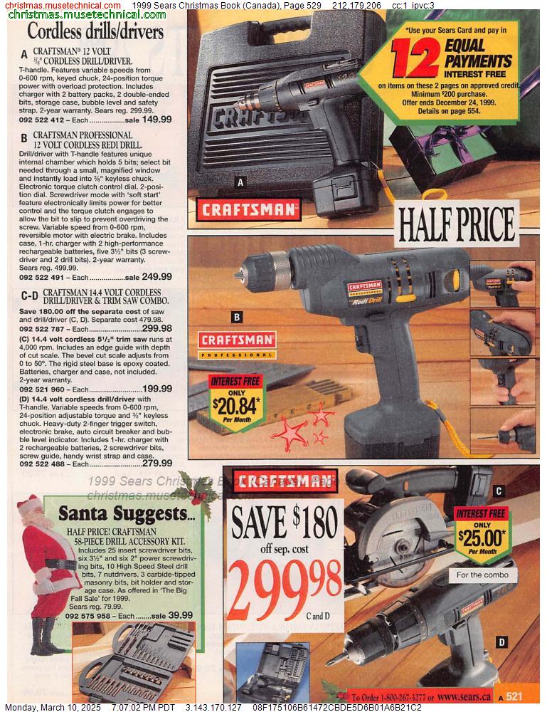 1999 Sears Christmas Book (Canada), Page 529