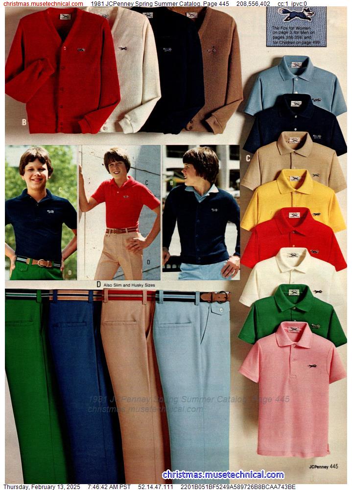 1981 JCPenney Spring Summer Catalog, Page 445