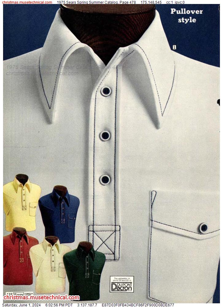 1975 Sears Spring Summer Catalog, Page 478