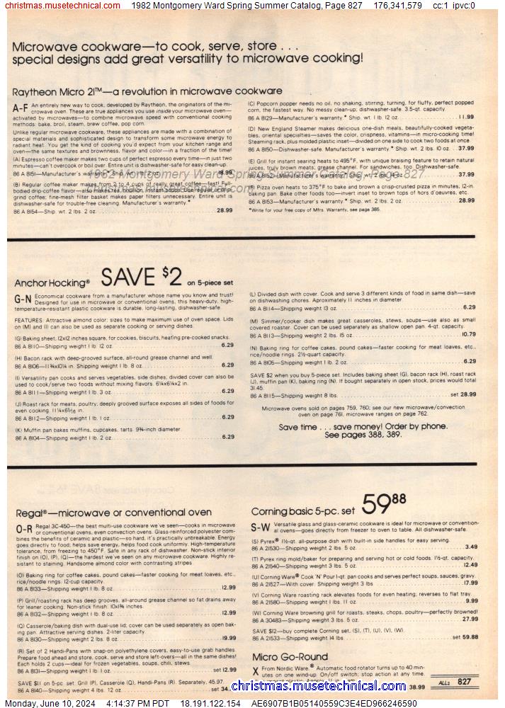 1982 Montgomery Ward Spring Summer Catalog, Page 827