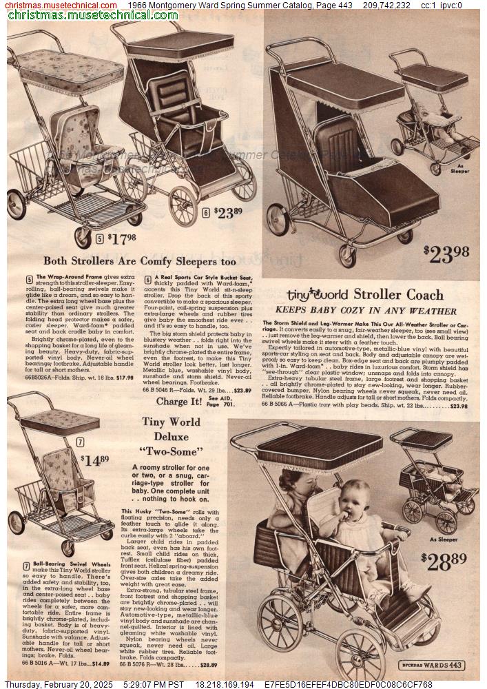 1966 Montgomery Ward Spring Summer Catalog, Page 443