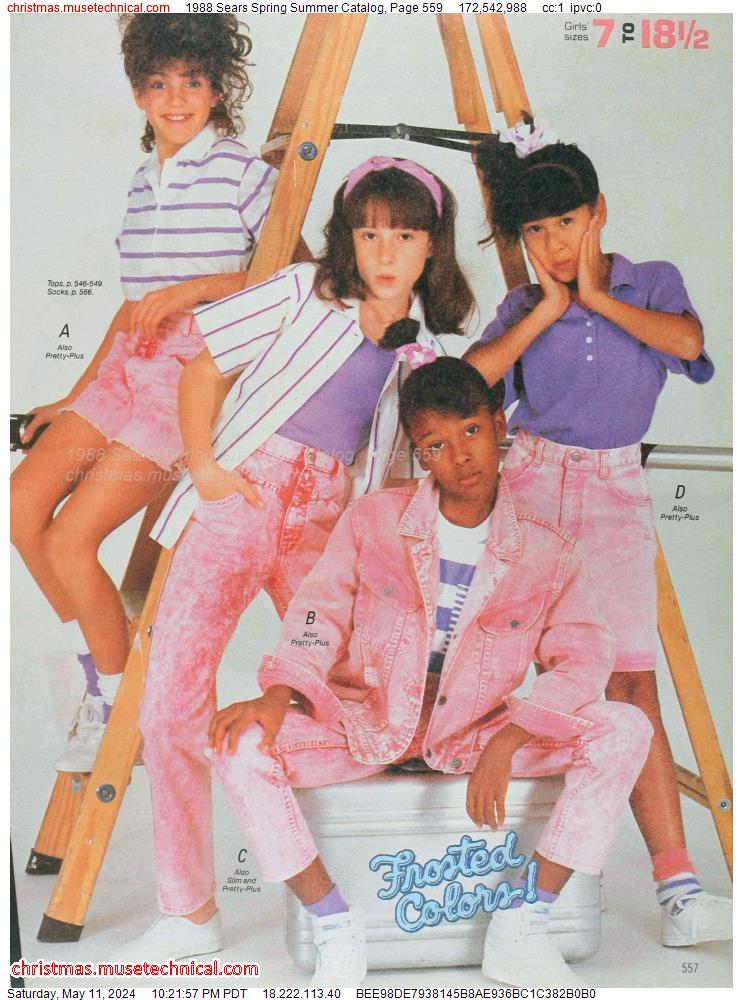 1988 Sears Spring Summer Catalog, Page 559