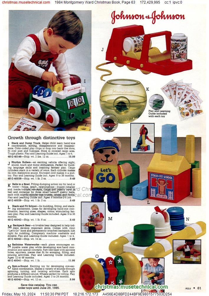 1984 Montgomery Ward Christmas Book, Page 63