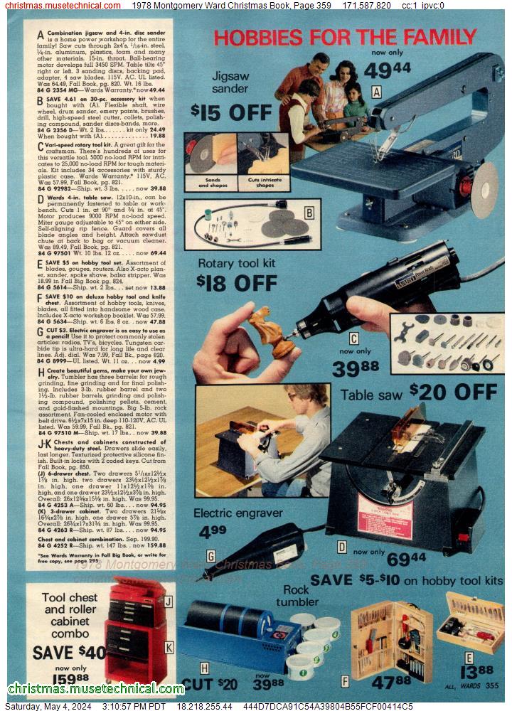 1978 Montgomery Ward Christmas Book, Page 359
