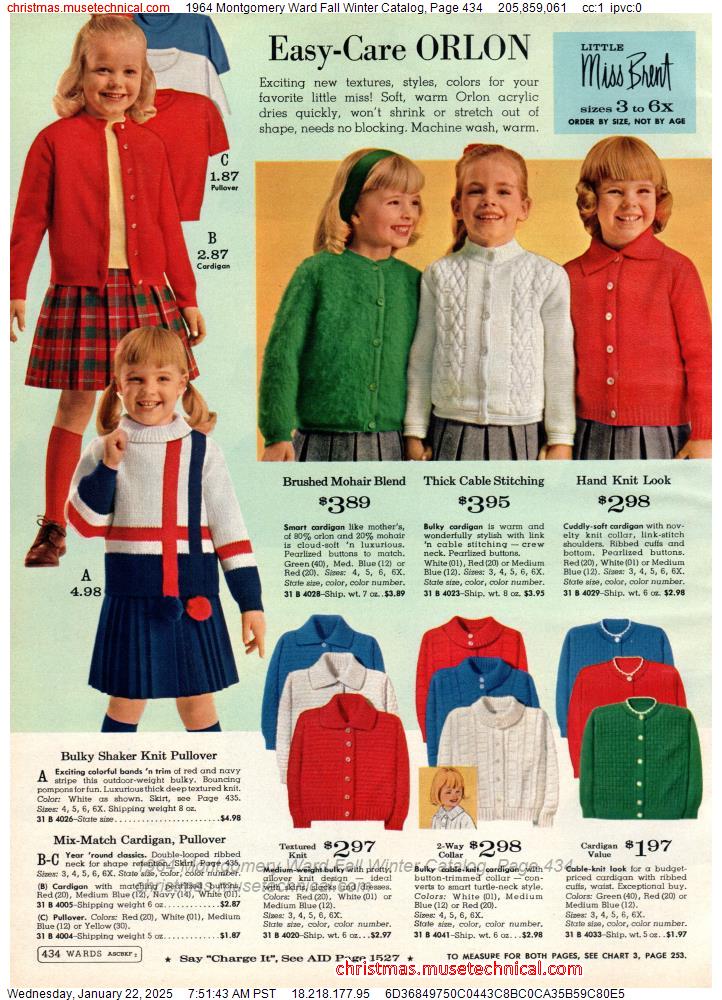 1964 Montgomery Ward Fall Winter Catalog, Page 434