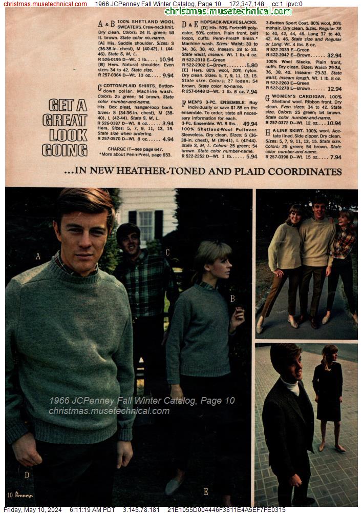 1966 JCPenney Fall Winter Catalog, Page 10