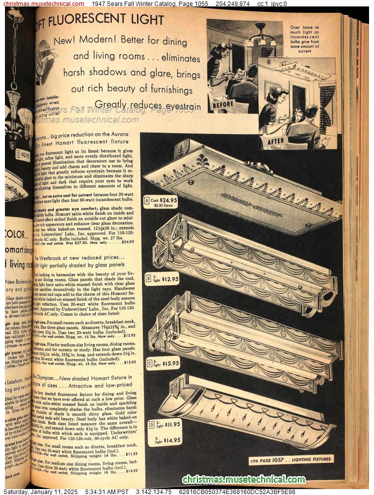 1947 Sears Fall Winter Catalog, Page 1055