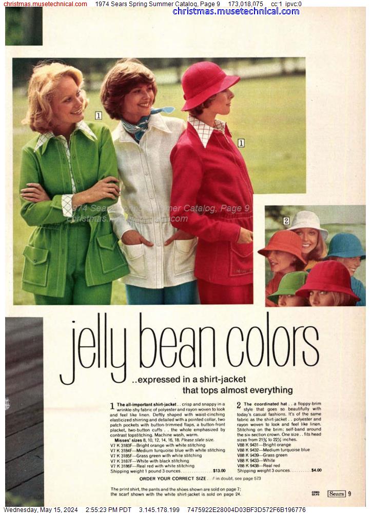 1974 Sears Spring Summer Catalog, Page 9
