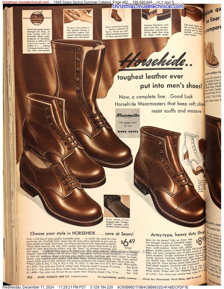 1948 Sears Spring Summer Catalog, Page 462