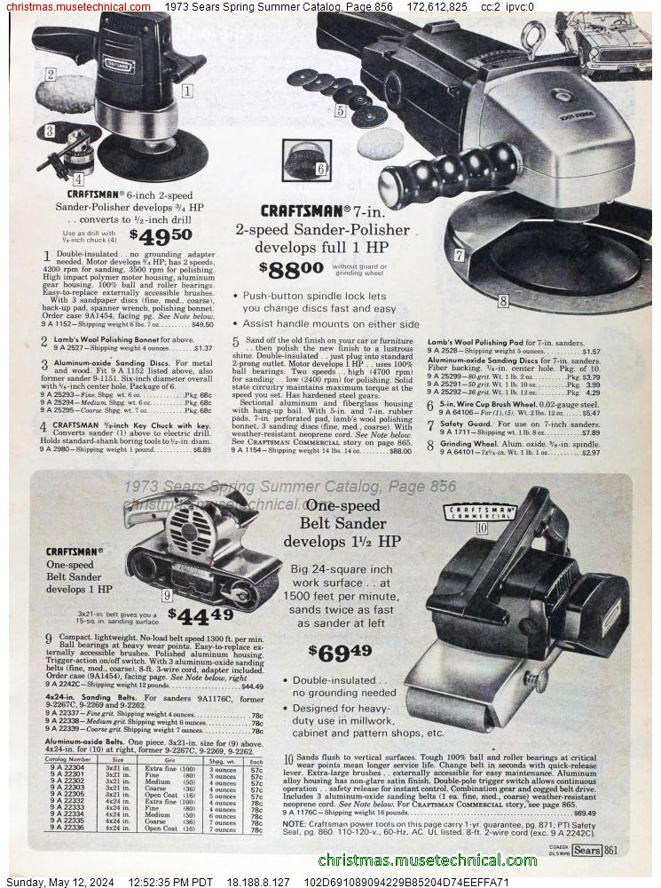 1973 Sears Spring Summer Catalog, Page 856