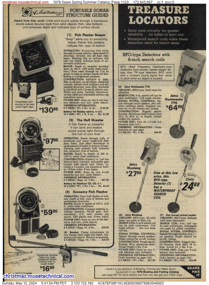 1976 Sears Spring Summer Catalog, Page 1120