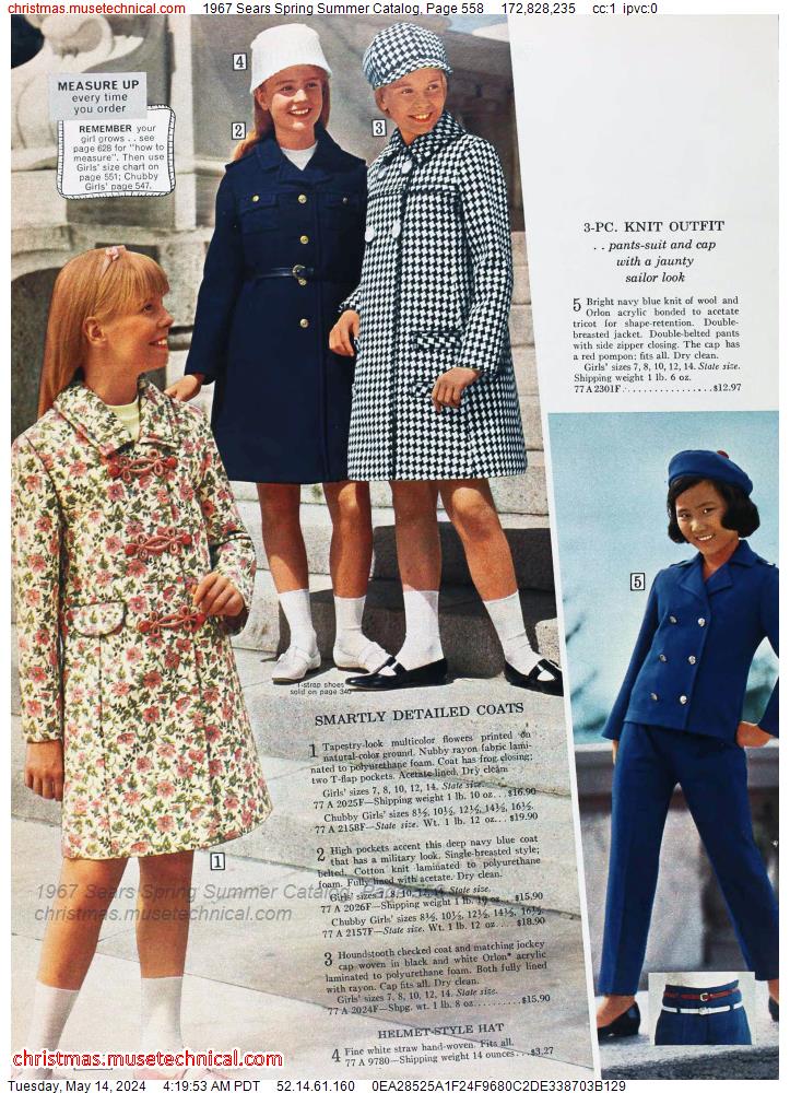1967 Sears Spring Summer Catalog, Page 558