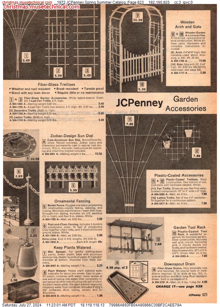 1972 JCPenney Spring Summer Catalog, Page 623