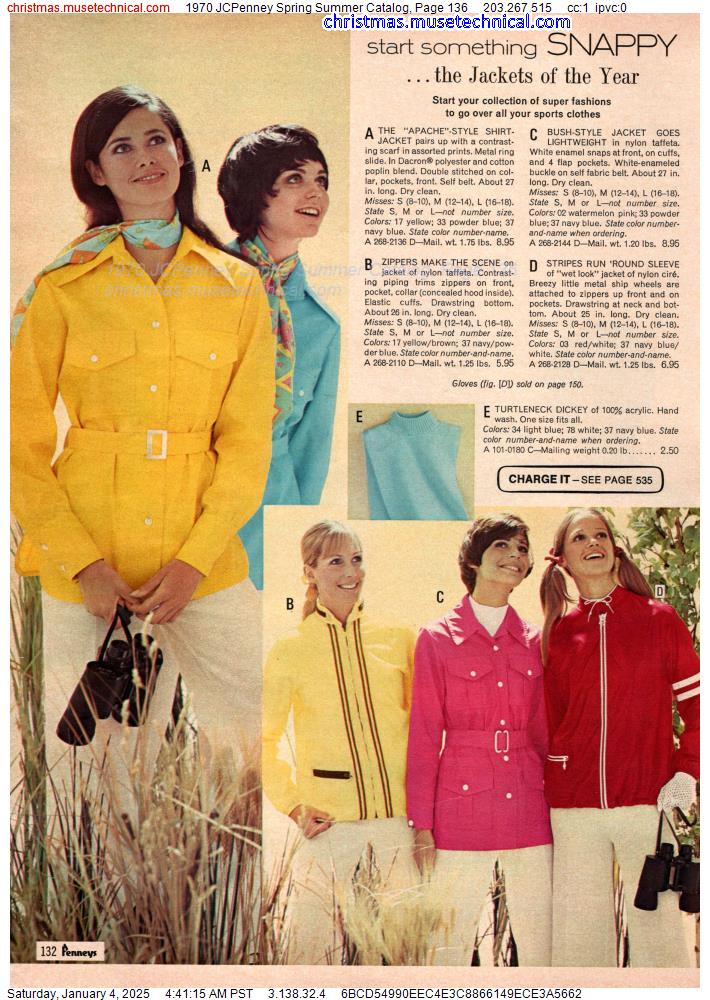 1970 JCPenney Spring Summer Catalog, Page 136