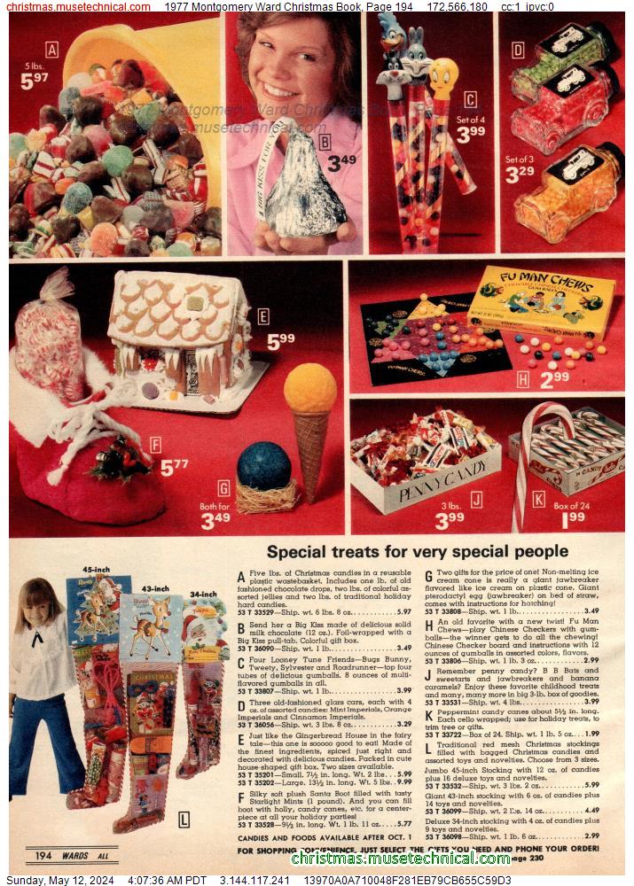 1977 Montgomery Ward Christmas Book, Page 194