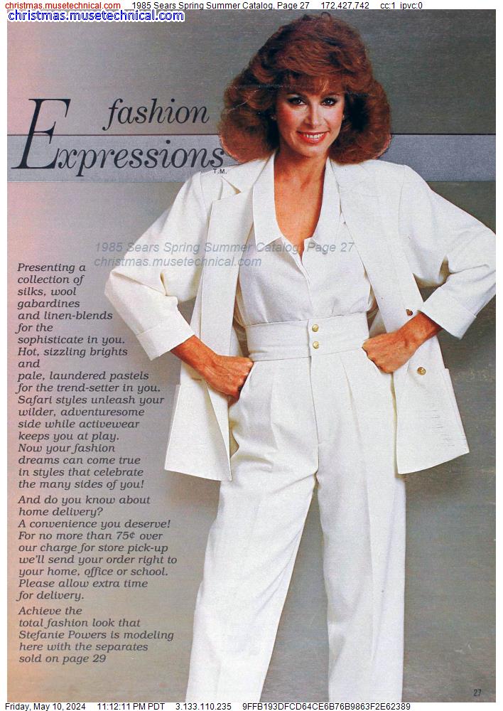 1985 Sears Spring Summer Catalog, Page 27