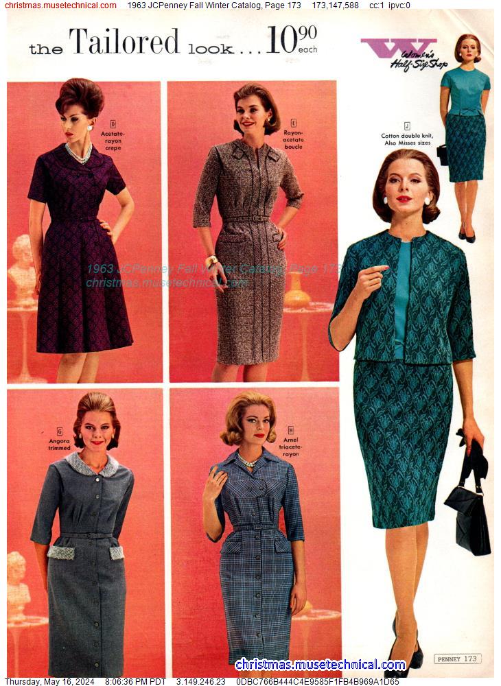 1963 JCPenney Fall Winter Catalog, Page 173
