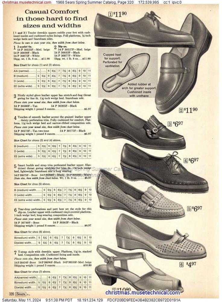 1968 Sears Spring Summer Catalog, Page 320