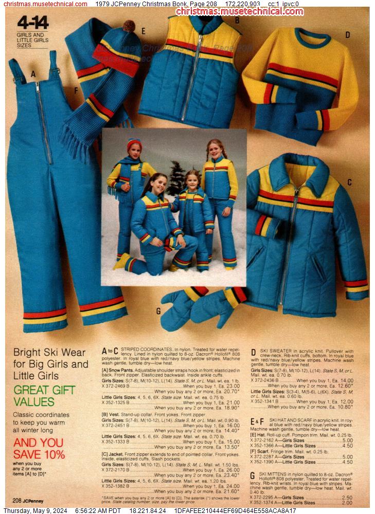 1979 JCPenney Christmas Book, Page 208