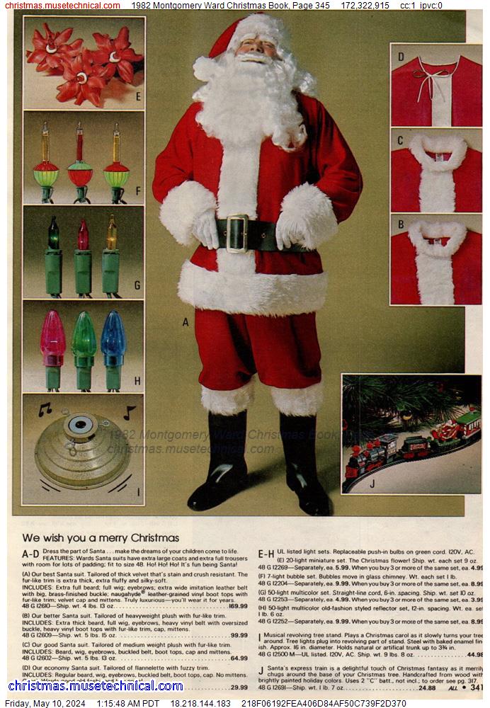 1982 Montgomery Ward Christmas Book, Page 345