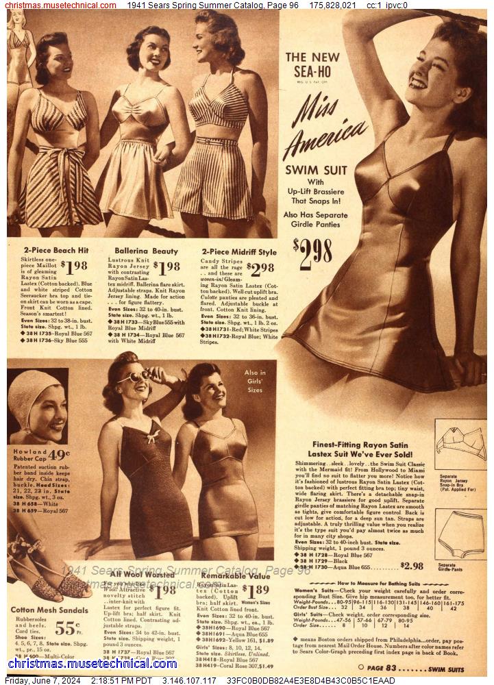 1941 Sears Spring Summer Catalog, Page 96