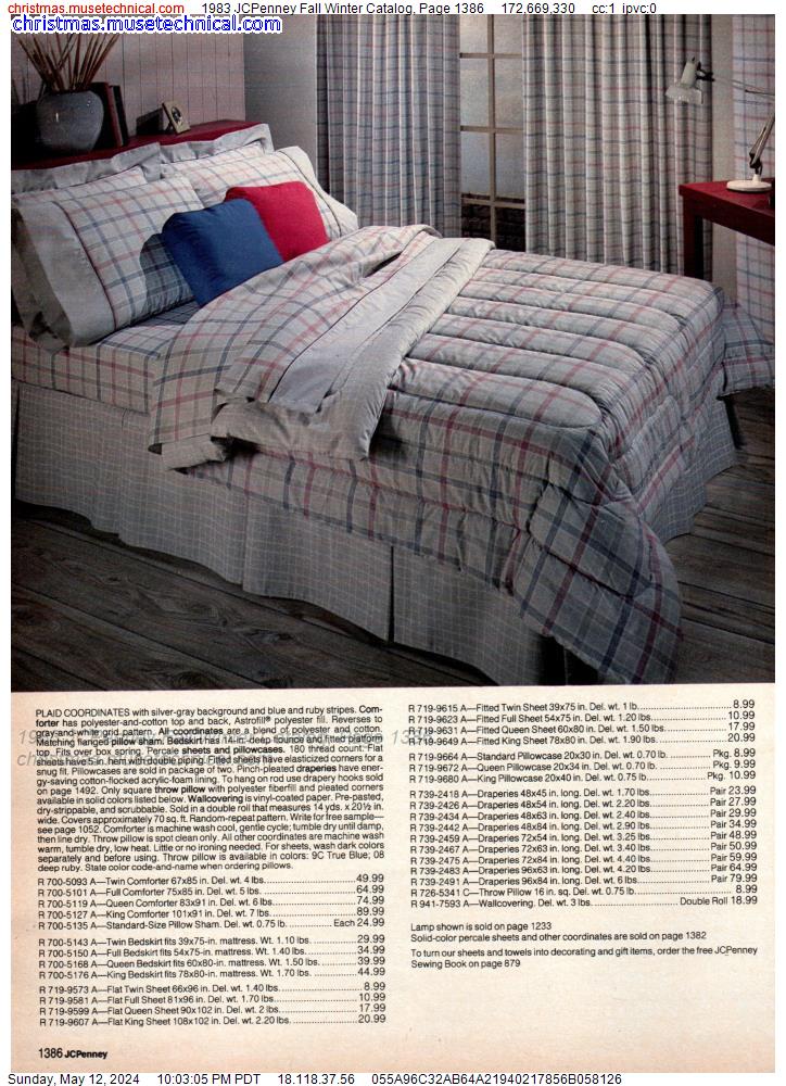 1983 JCPenney Fall Winter Catalog, Page 1386