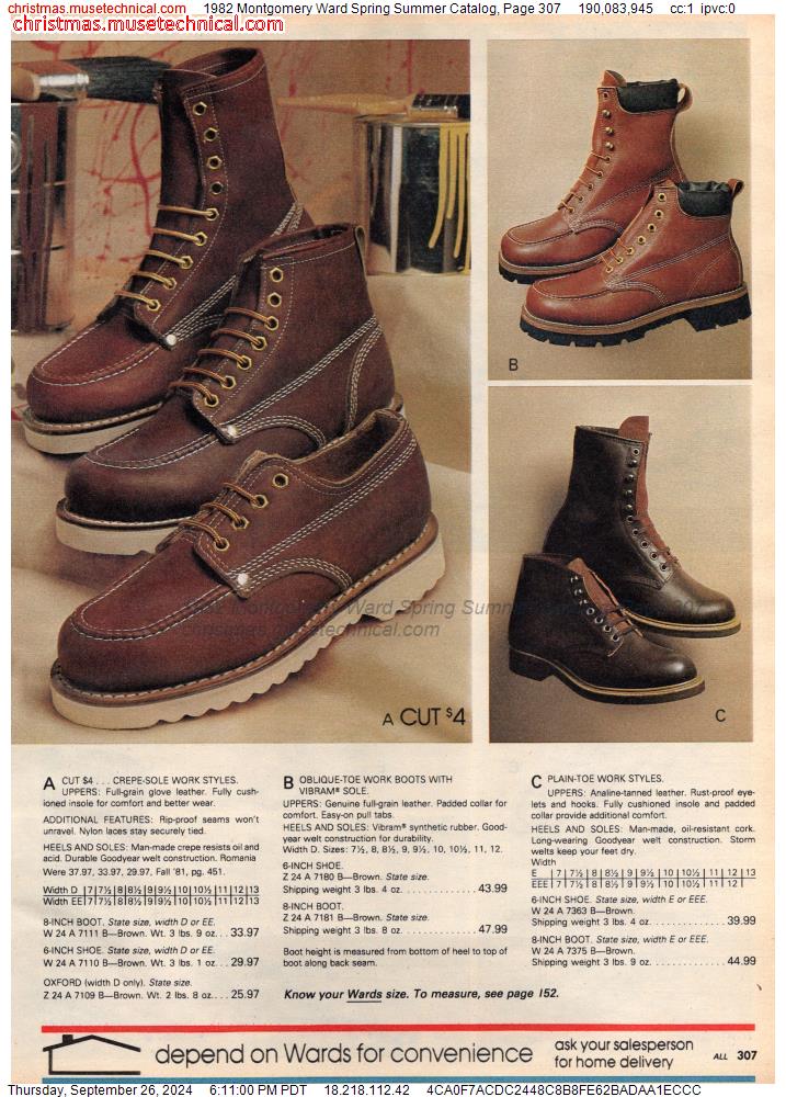 1982 Montgomery Ward Spring Summer Catalog, Page 307