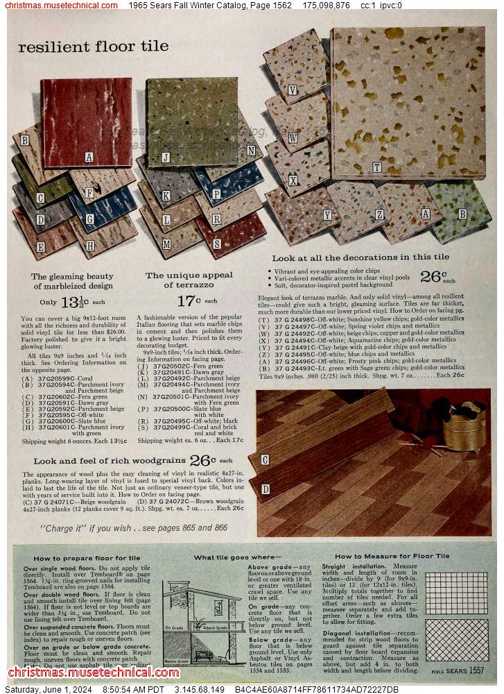 1965 Sears Fall Winter Catalog, Page 1562