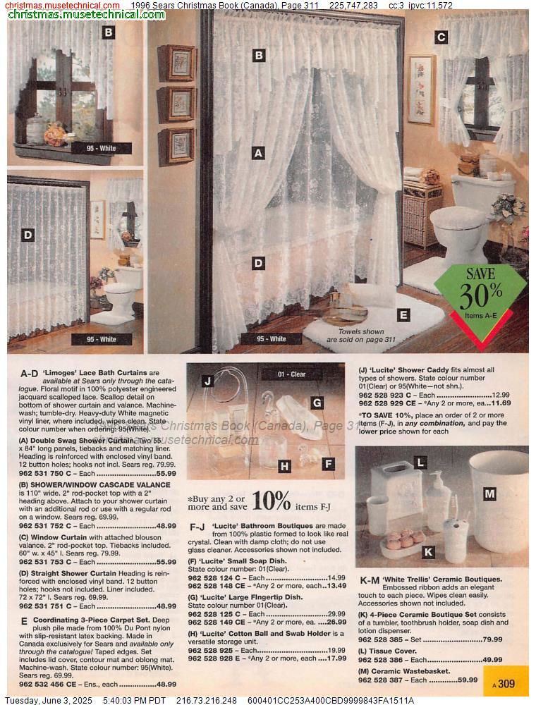 1996 Sears Christmas Book (Canada), Page 311