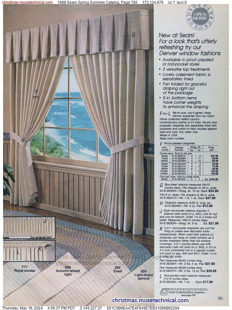1988 Sears Spring Summer Catalog, Page 785