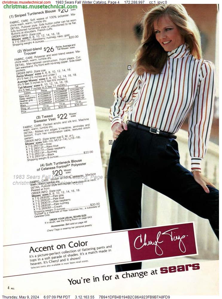 1983 Sears Fall Winter Catalog, Page 4