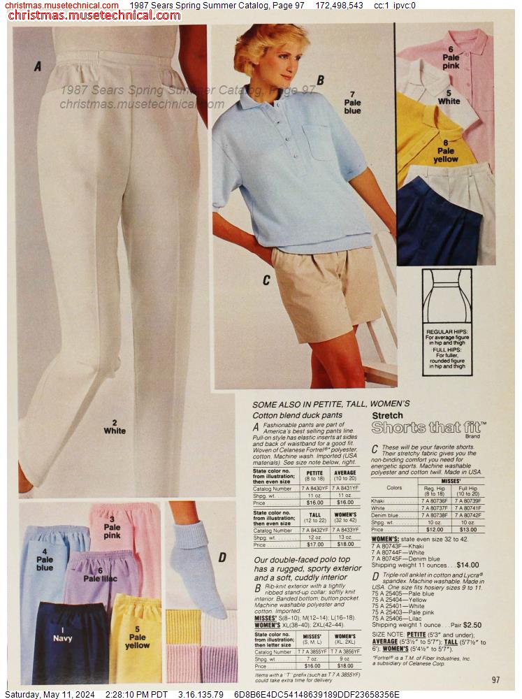 1987 Sears Spring Summer Catalog, Page 97