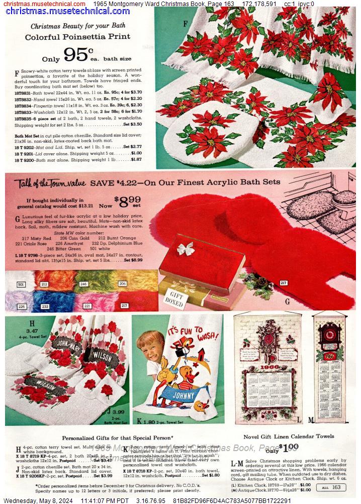 1965 Montgomery Ward Christmas Book, Page 163
