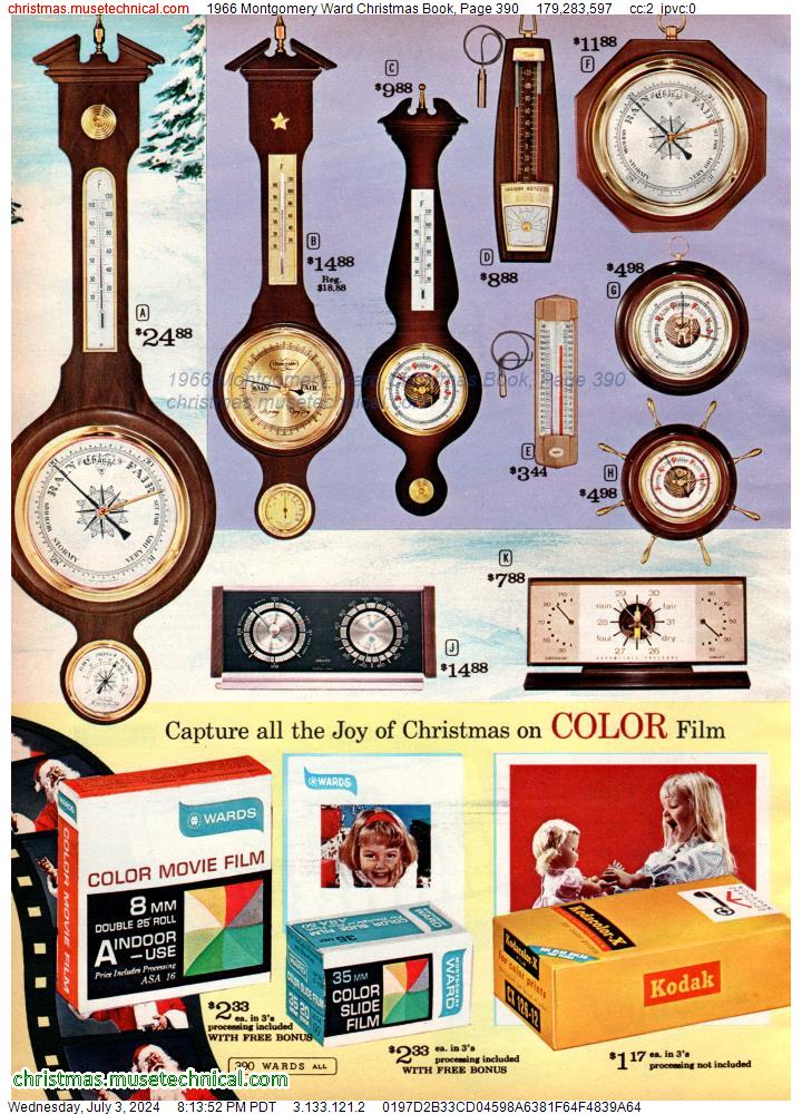 1966 Montgomery Ward Christmas Book, Page 390