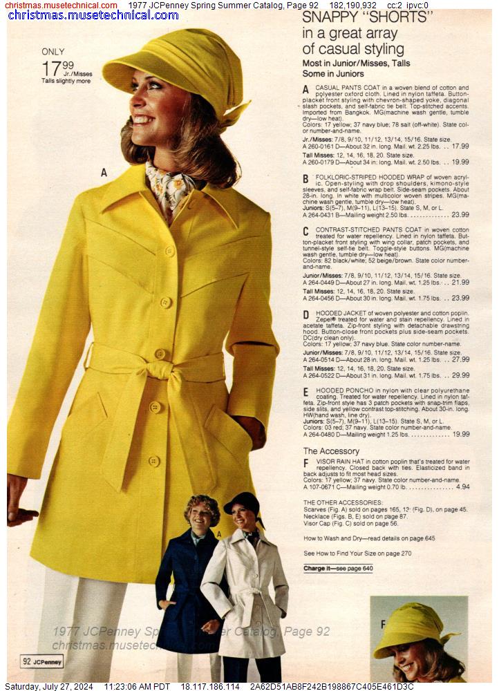 1977 JCPenney Spring Summer Catalog, Page 92
