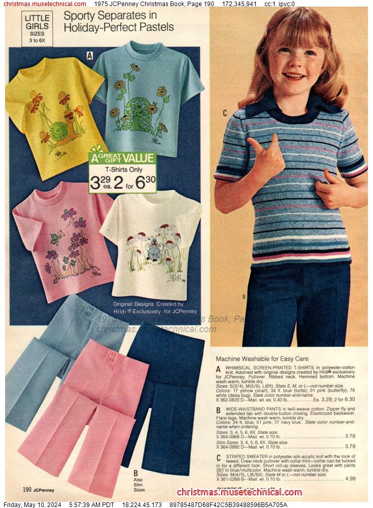 1975 JCPenney Christmas Book, Page 190