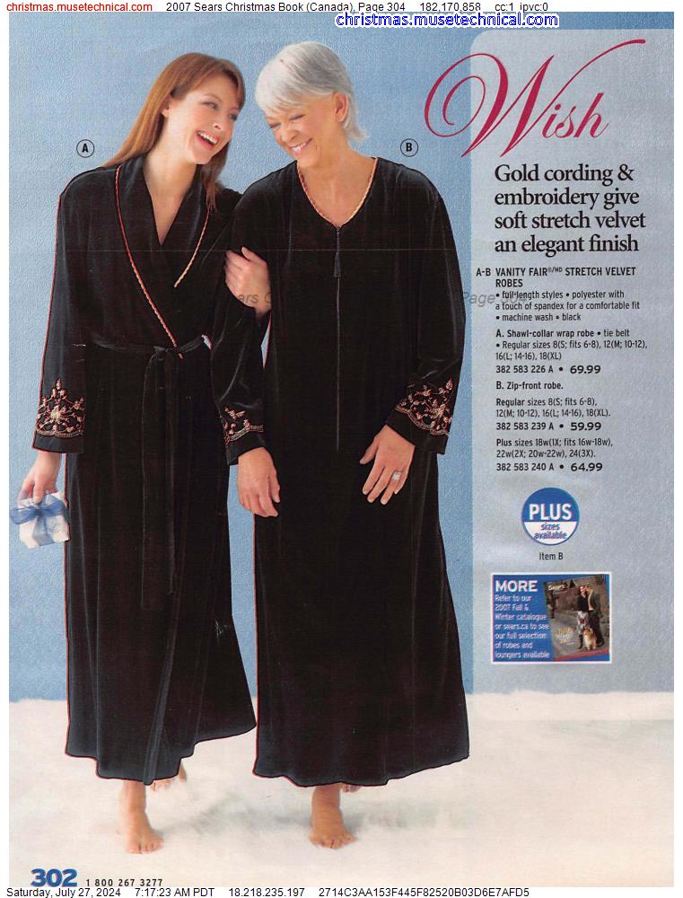 2007 Sears Christmas Book (Canada), Page 304