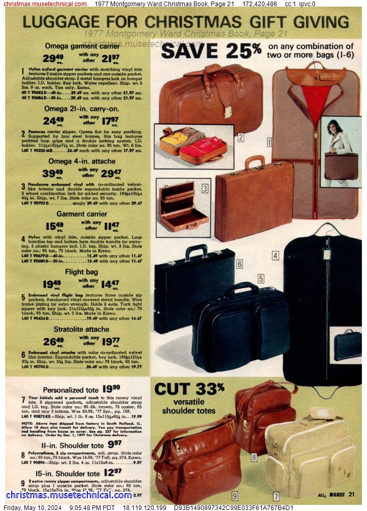 1977 Montgomery Ward Christmas Book, Page 21