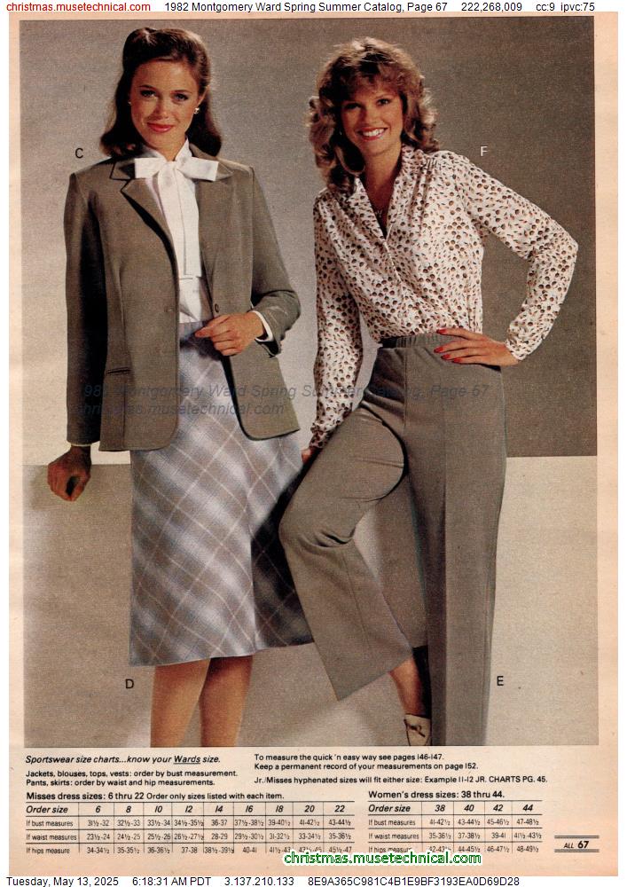 1982 Montgomery Ward Spring Summer Catalog, Page 67
