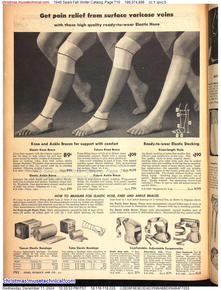 1946 Sears Fall Winter Catalog, Page 710