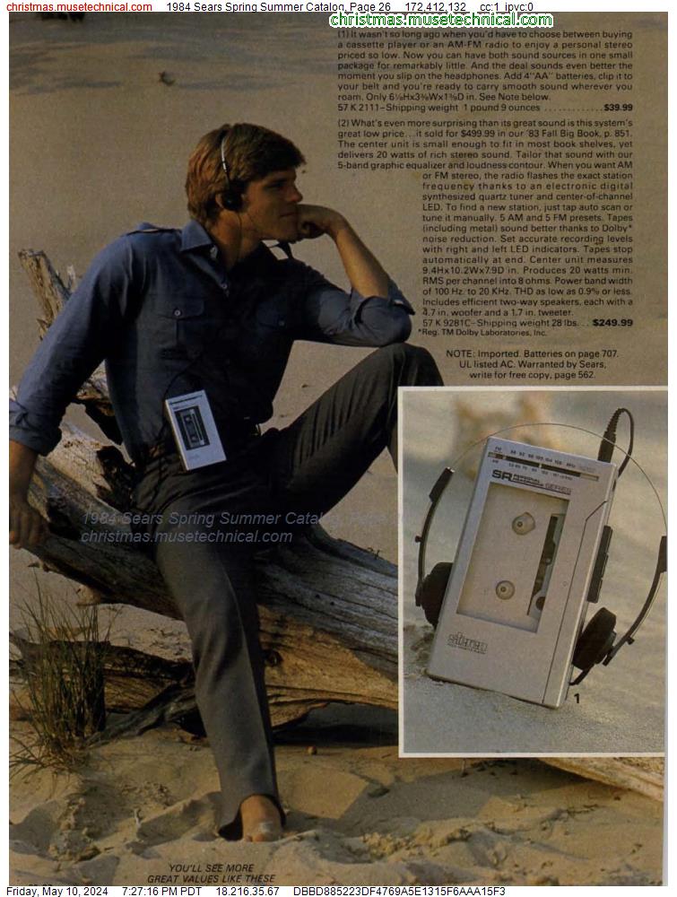 1984 Sears Spring Summer Catalog, Page 26