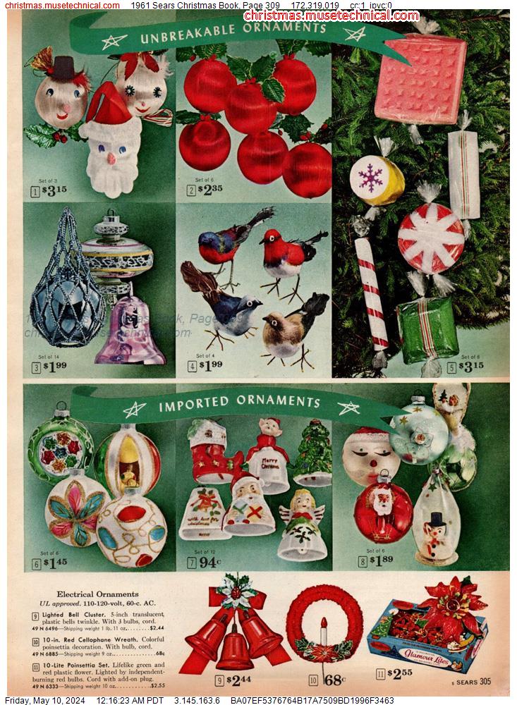 1961 Sears Christmas Book, Page 309