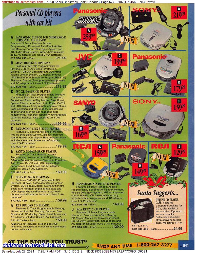1998 Sears Christmas Book (Canada), Page 677