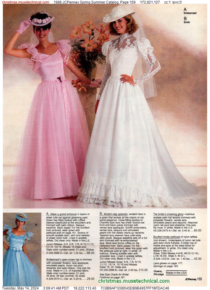 1986 JCPenney Spring Summer Catalog, Page 159 - Catalogs & Wishbooks